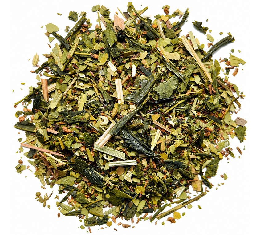 Lime Detox Leo Tea – zielona herbata z mate, rooibosem, limetką i trawą cytrynową